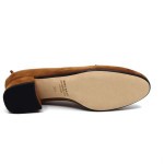 Brunate mocassin cognac suède 32216